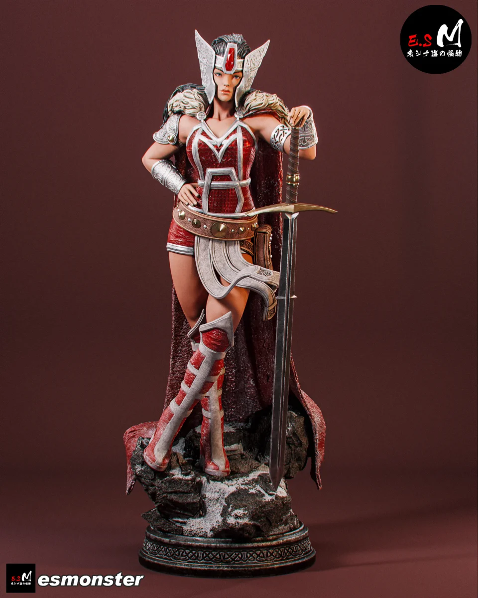 Lady Sif | Fan Art | 3D Printed Resin Model Garage Kit | *Un-Painted* | ES Monster
