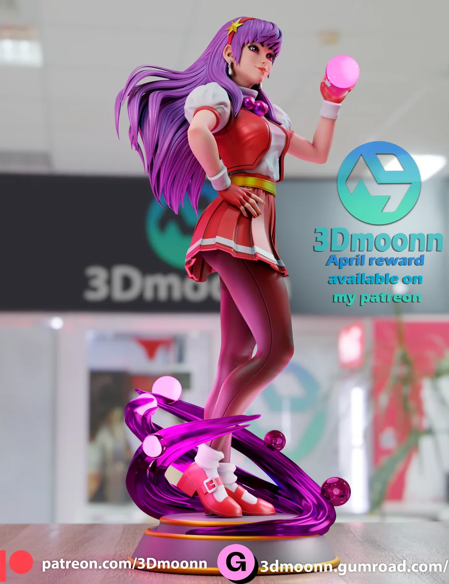 Athena | Fan Art | 3D Printed Resin Model Garage Kit | *Un-Painted* | 3DMoonn 7
