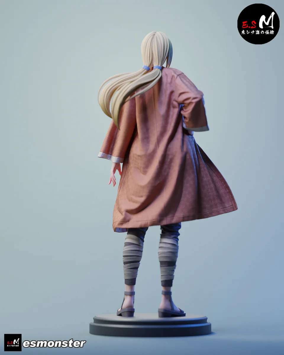 Tsunade | Fan Art | 3D Printed Resin Model Garage Kit | *Un-Painted* | ES Monster 4