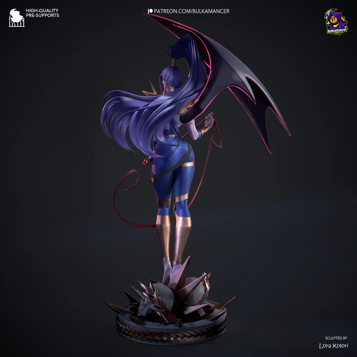 Megaera | Fan Art | 3D Printed Resin Model Garage Kit | *Un-Painted* | Bulkamancer 4