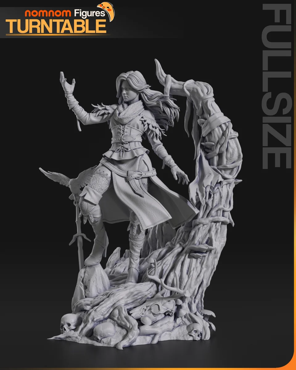 Yennefer | Fan Art | 3D Printed Resin Model Garage Kit | *Un-Painted* | Nomnom 5
