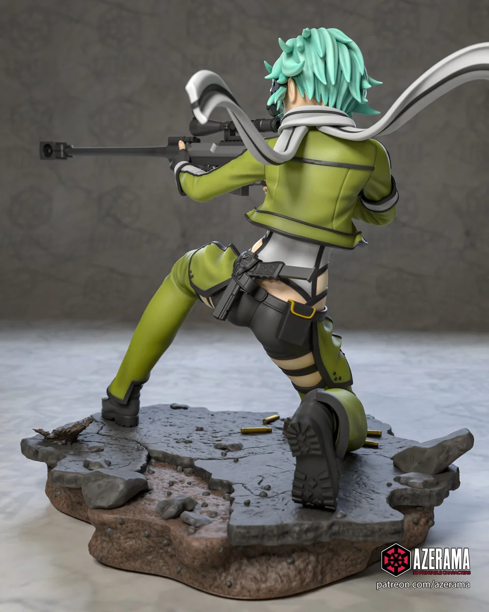 Sniper | Fan Art | 3D Printed Resin Model Garage Kit | *Un-Painted* | Azerama 3
