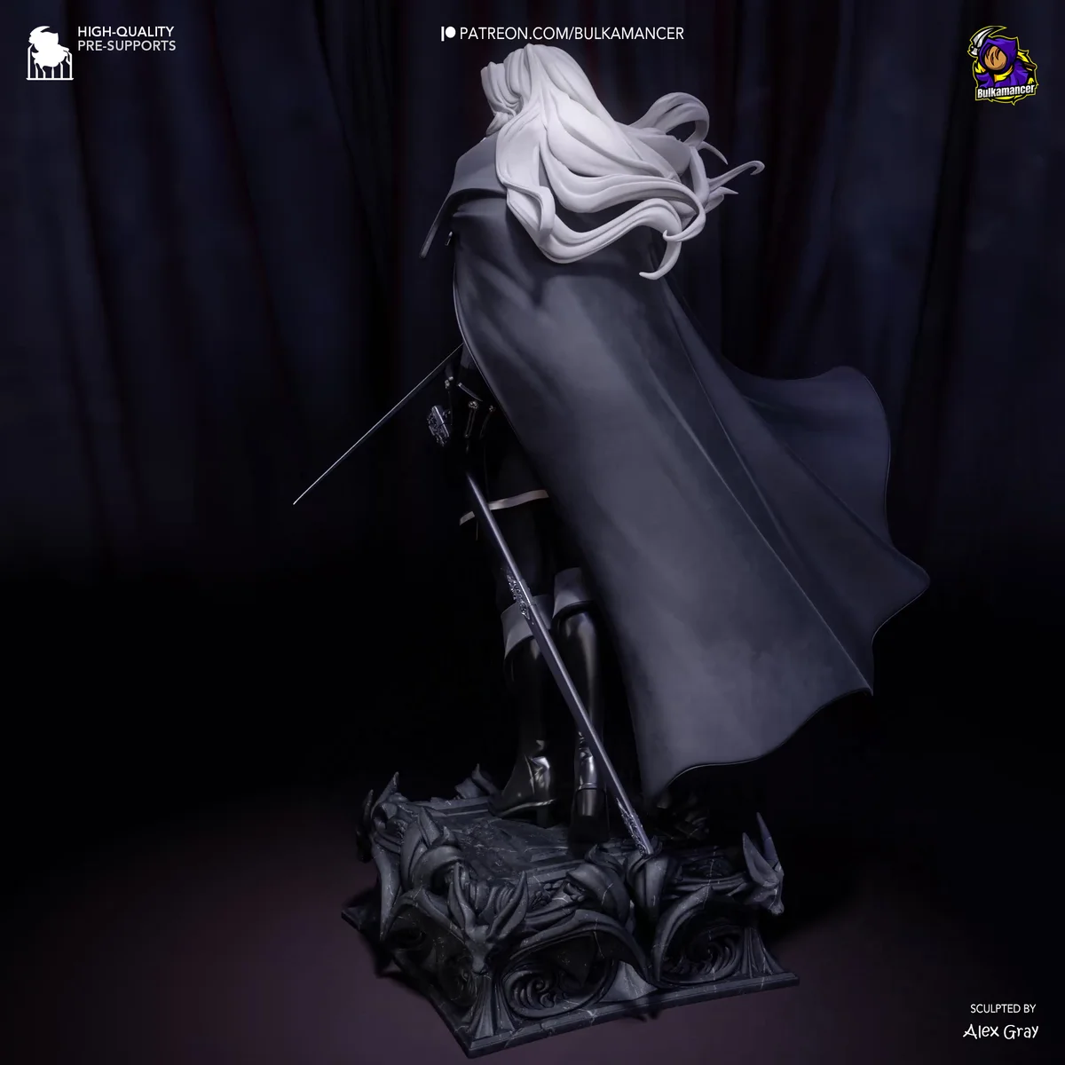 Alucard | Fan Art | 3D Printed Resin Model Garage Kit | *Un-Painted* | Bulkamancer 5