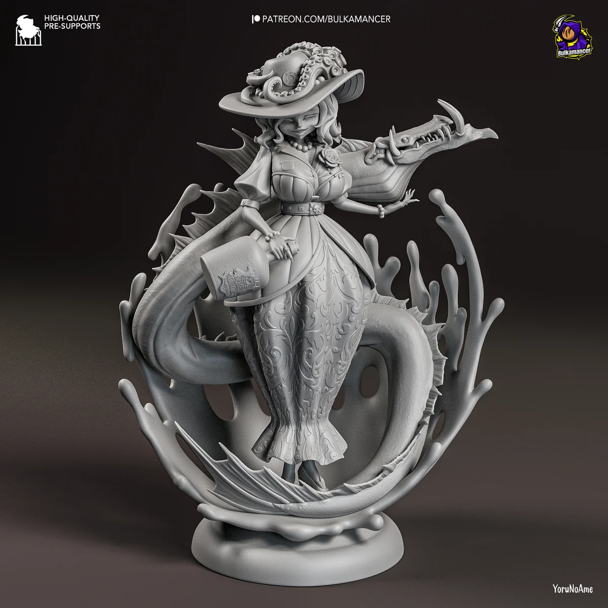 Rum Baba | Fan Art | 3D Printed Resin Model Garage Kit | *Un-Painted* | Bulkamancer 7