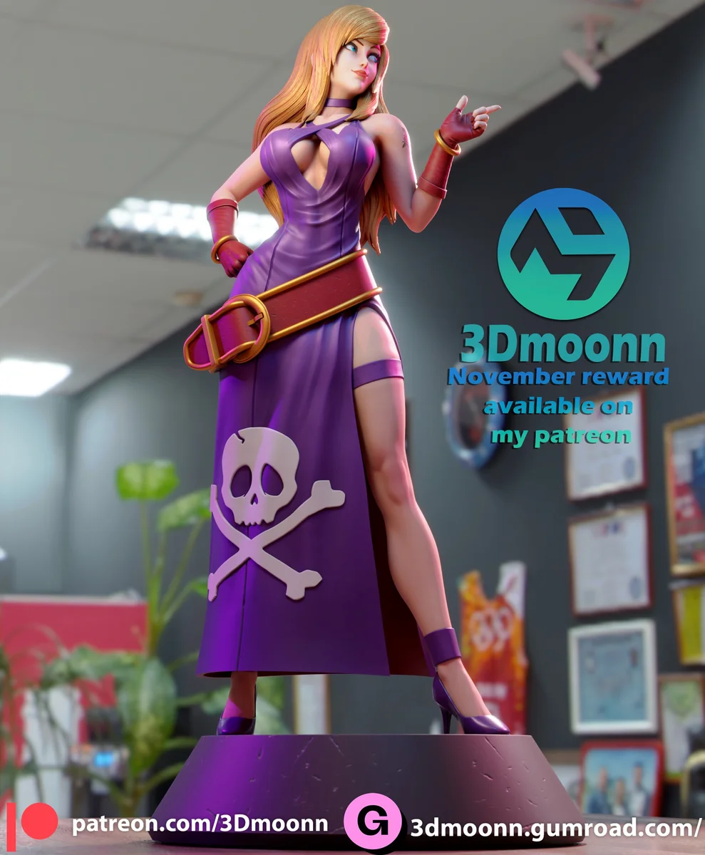B.Jennet | Fan Art | 3D Printed Resin Model Garage Kit | *Un-Painted* | 3DMoonn 4