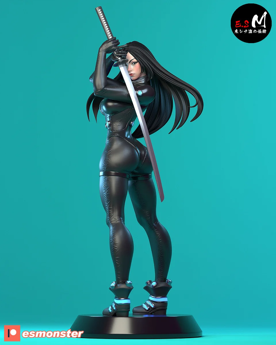 Reika Shimohira | Fan Art | 3D Printed Resin Model Garage Kit | *Un-Painted* | ES Monster 4