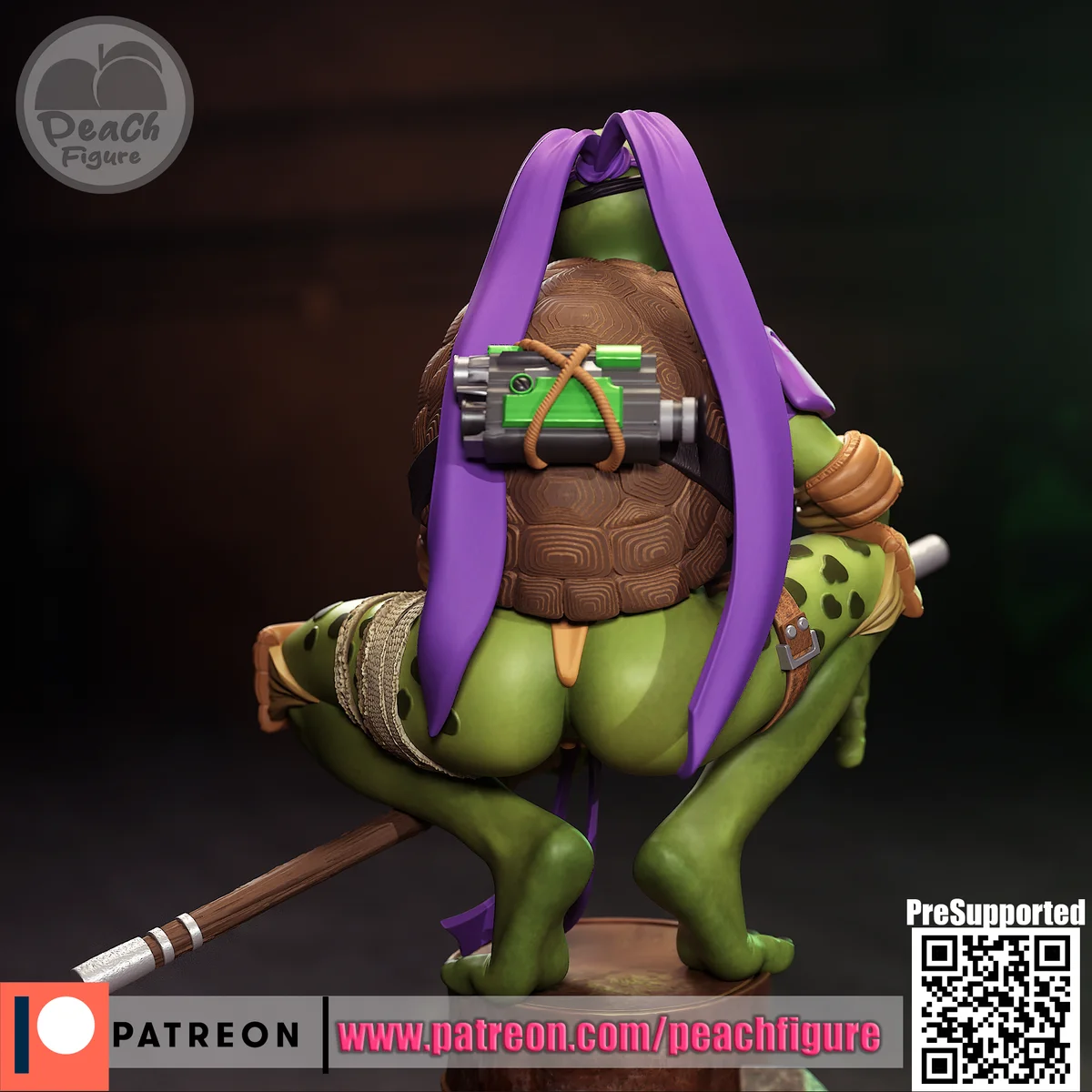 Donatella | Fan Art | 3D Printed Resin Model Garage Kit | *Un-Painted* | Peach Figure 3