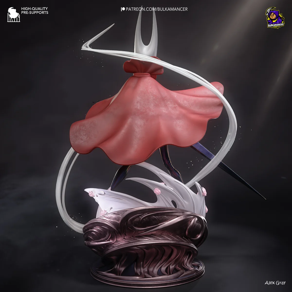 Hornyt (Horny Knight) | Fan Art | 3D Printed Resin Model Garage Kit | *Un-Painted* | Bulkamancer 5