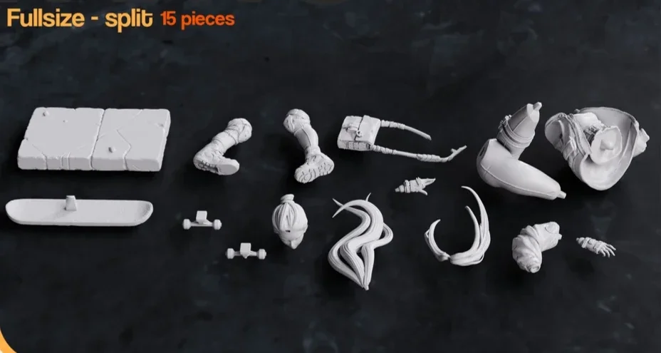 Slink - OC | Fan Art | 3D Printed Resin Model Garage Kit | *Un-Painted* | Nomnom 10