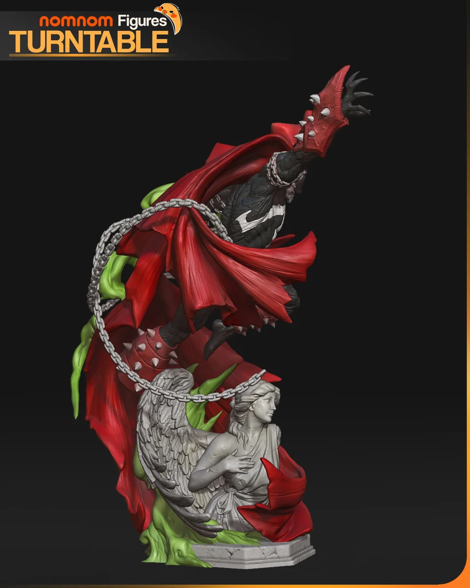 Spawn | Fan Art | 3D Printed Resin Model Garage Kit | *Un-Painted* | Nomnom 7