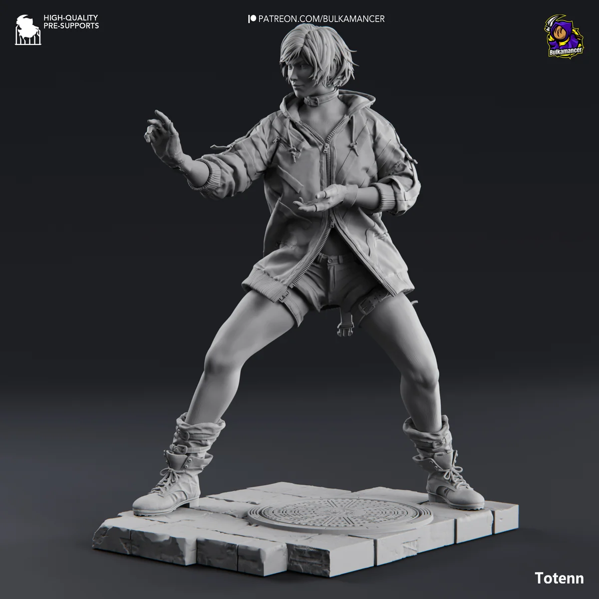 Reina | Fan Art | 3D Printed Resin Model Garage Kit | *Un-Painted* | Bulkamancer 8
