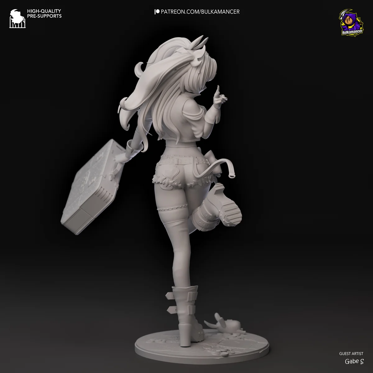 Nicole Demara | Fan Art | 3D Printed Resin Model Garage Kit | *Un-Painted* | Bulkamancer 8