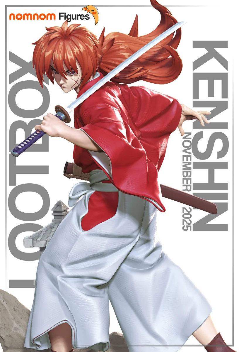 Kenshin | Fan Art | 3D Printed Resin Model Garage Kit | *Un-Painted* | Nomnom