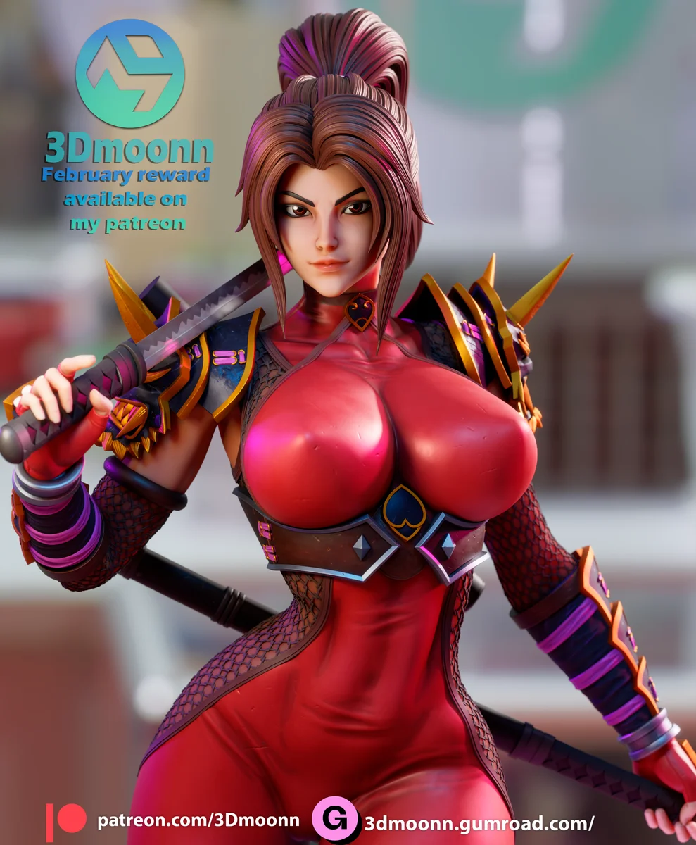 Taki | Fan Art | 3D Printed Resin Model Garage Kit | *Un-Painted* | 3DMoonn 4