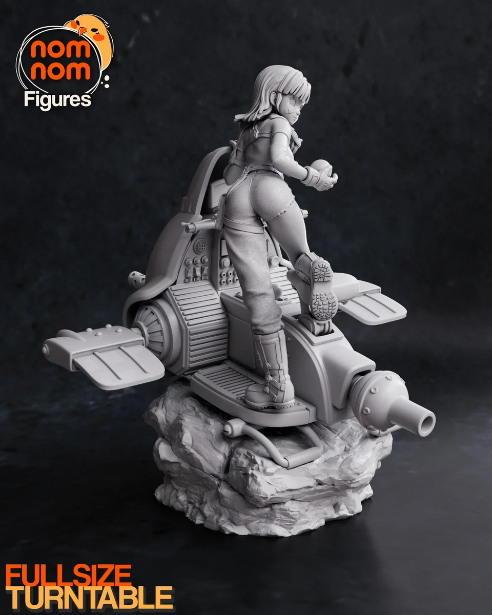 Bulma | Fan Art | 3D Printed Resin Model Garage Kit | *Un-Painted* | Nomnom 12