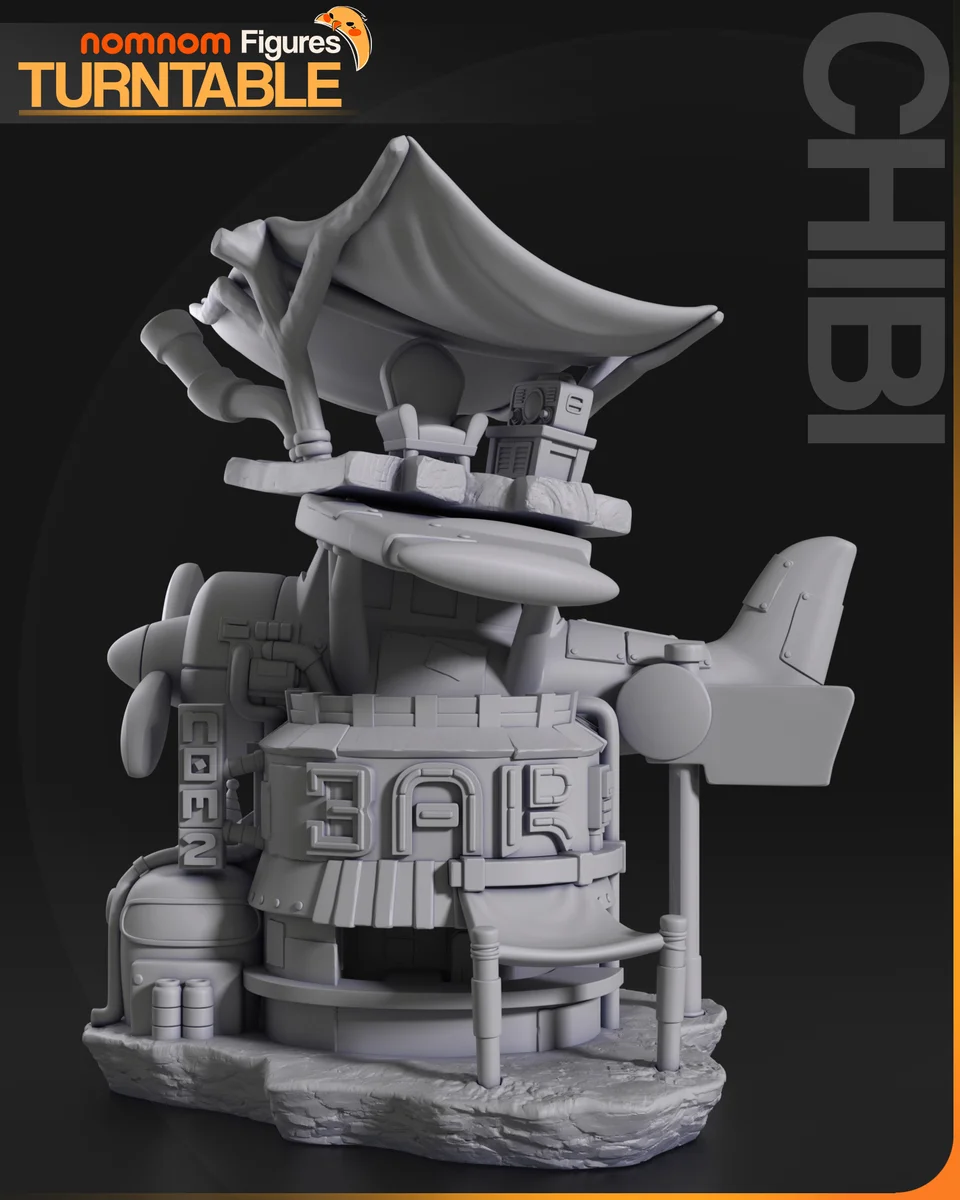 Chibi Flightbar | Fan Art | 3D Printed Resin Model Garage Kit | *Un-Painted* | Nomnom 5