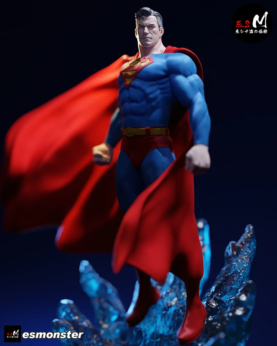 Superman | Fan Art | 3D Printed Resin Model Garage Kit | *Un-Painted* | ES Monster 3