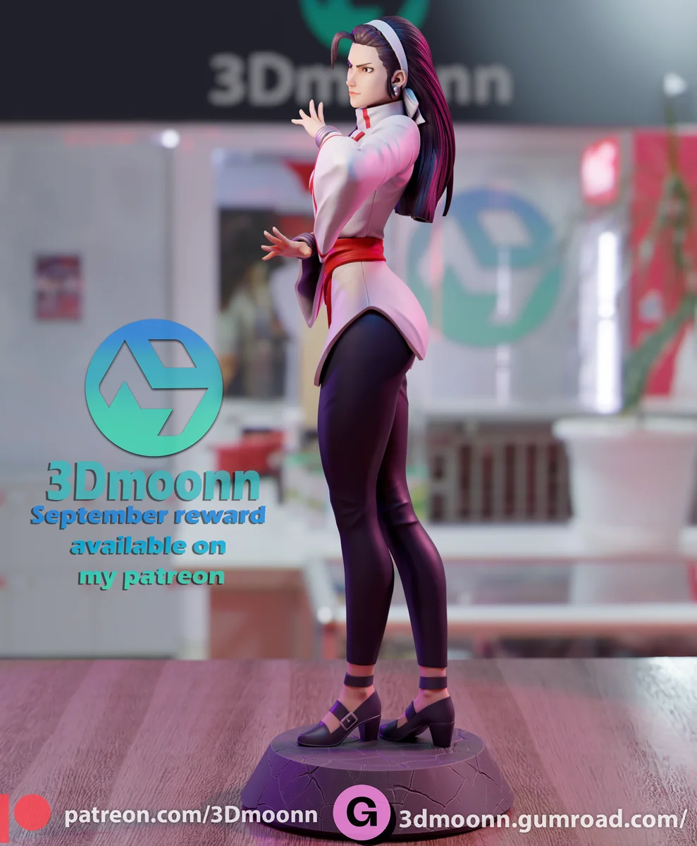 Chizuru | Fan Art | 3D Printed Resin Model Garage Kit | *Un-Painted* | 3DMoonn 3