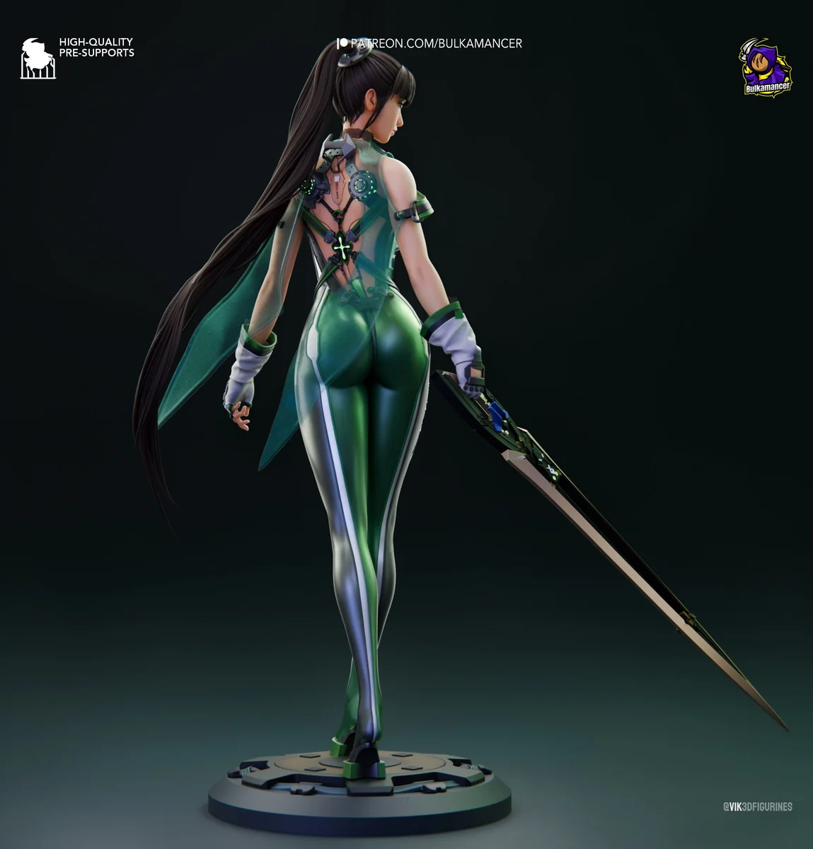 Planetary Defender | Fan Art | 3D Printed Resin Model Garage Kit | *Un-Painted* | Bulkamancer 3