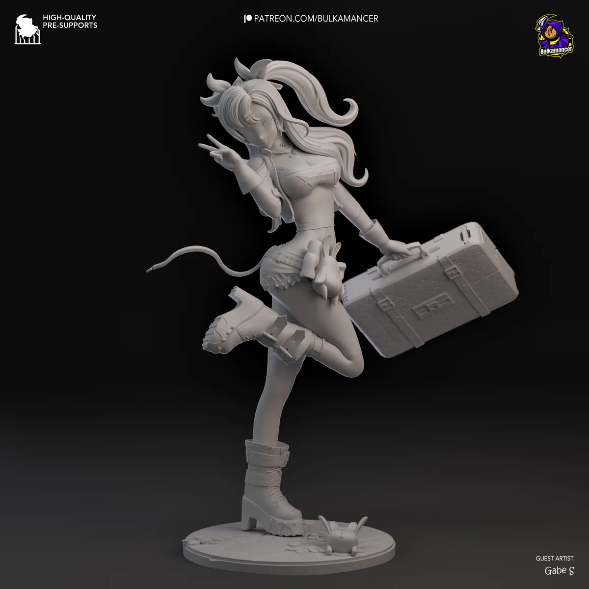 Nicole Demara | Fan Art | 3D Printed Resin Model Garage Kit | *Un-Painted* | Bulkamancer 6