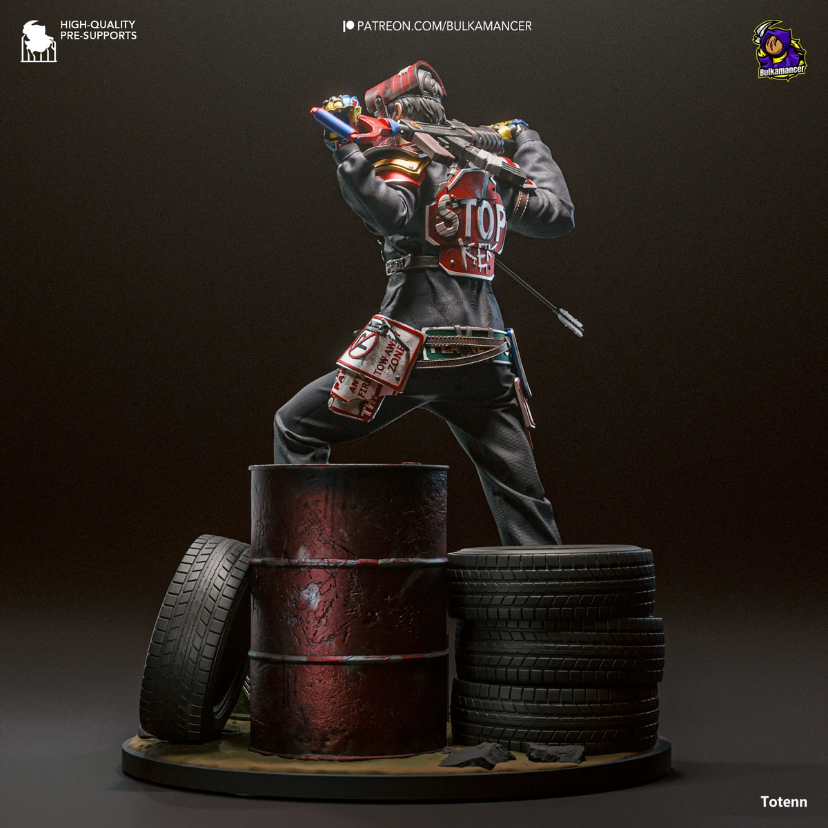 Survivor | Fan Art | 3D Printed Resin Model Garage Kit | *Un-Painted* | Bulkamancer 3