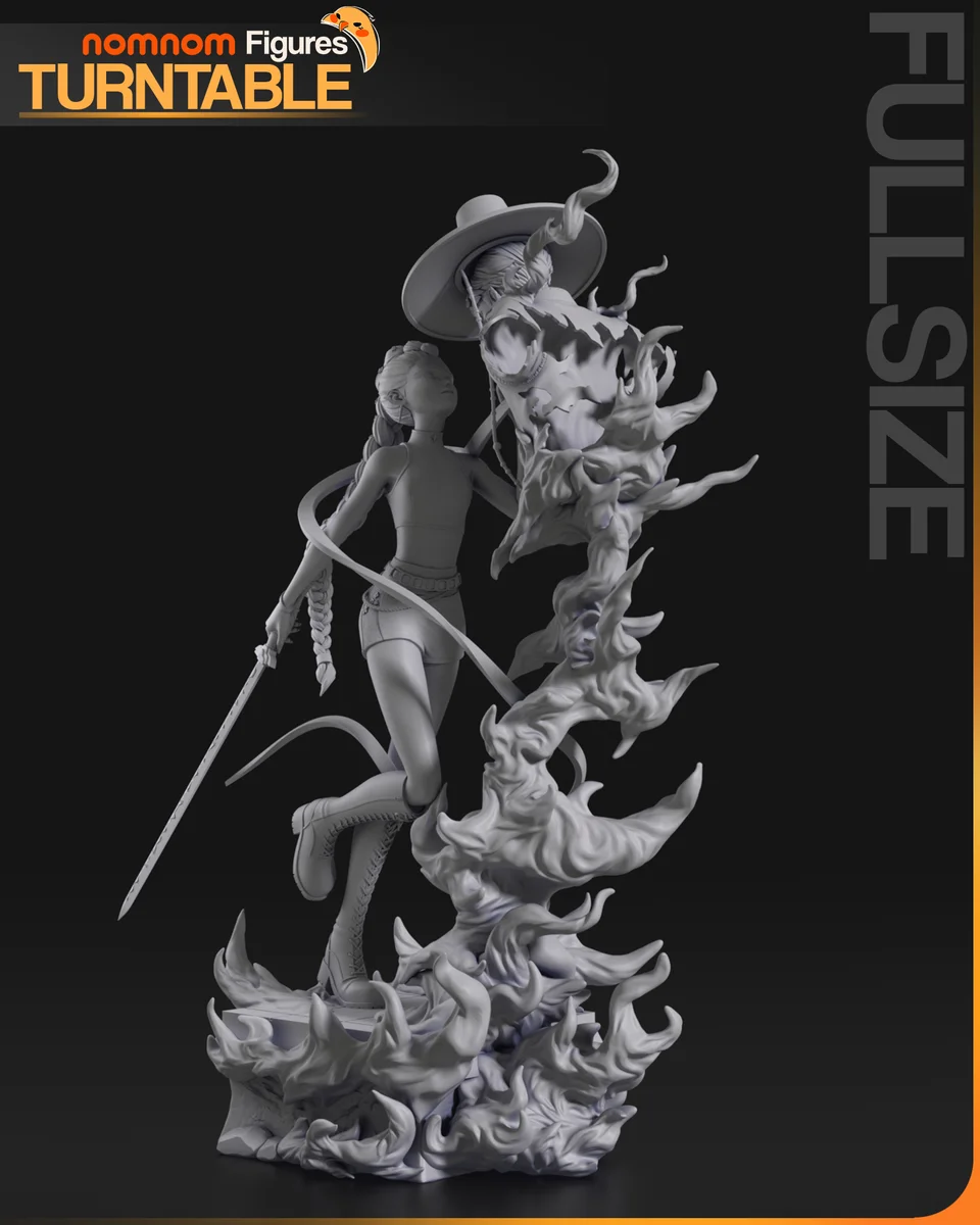 Rumi | Fan Art | 3D Printed Resin Model Garage Kit | *Un-Painted* | Nomnom 9
