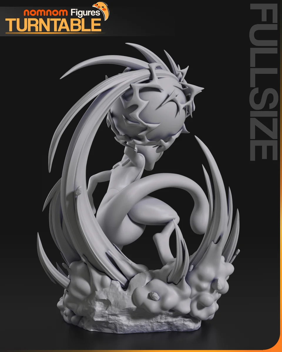 Mewtwo | Fan Art | 3D Printed Resin Model Garage Kit | *Un-Painted* | Nomnom 7