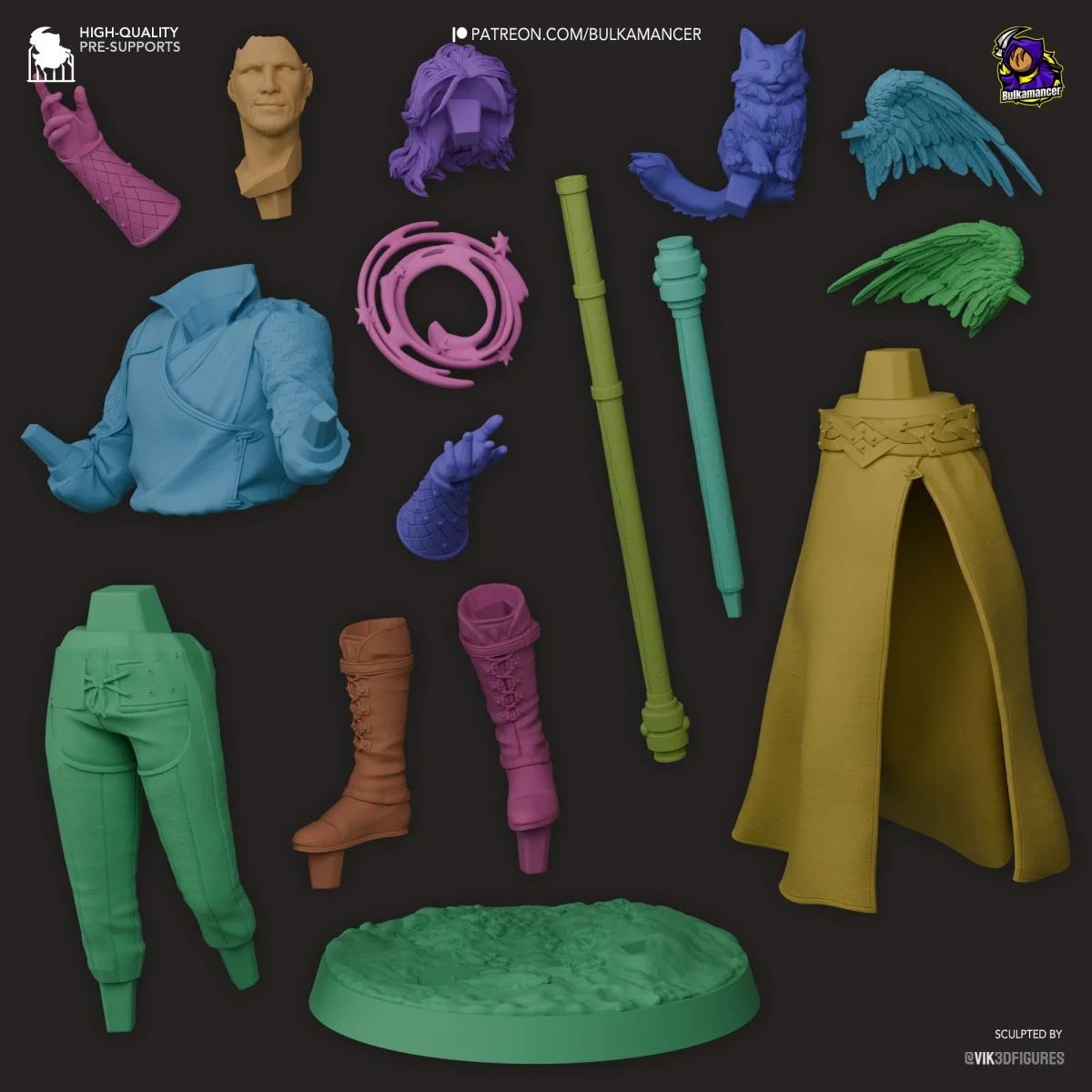Gale | Fan Art | 3D Printed Resin Model Garage Kit | *Un-Painted* | Bulkamancer 4