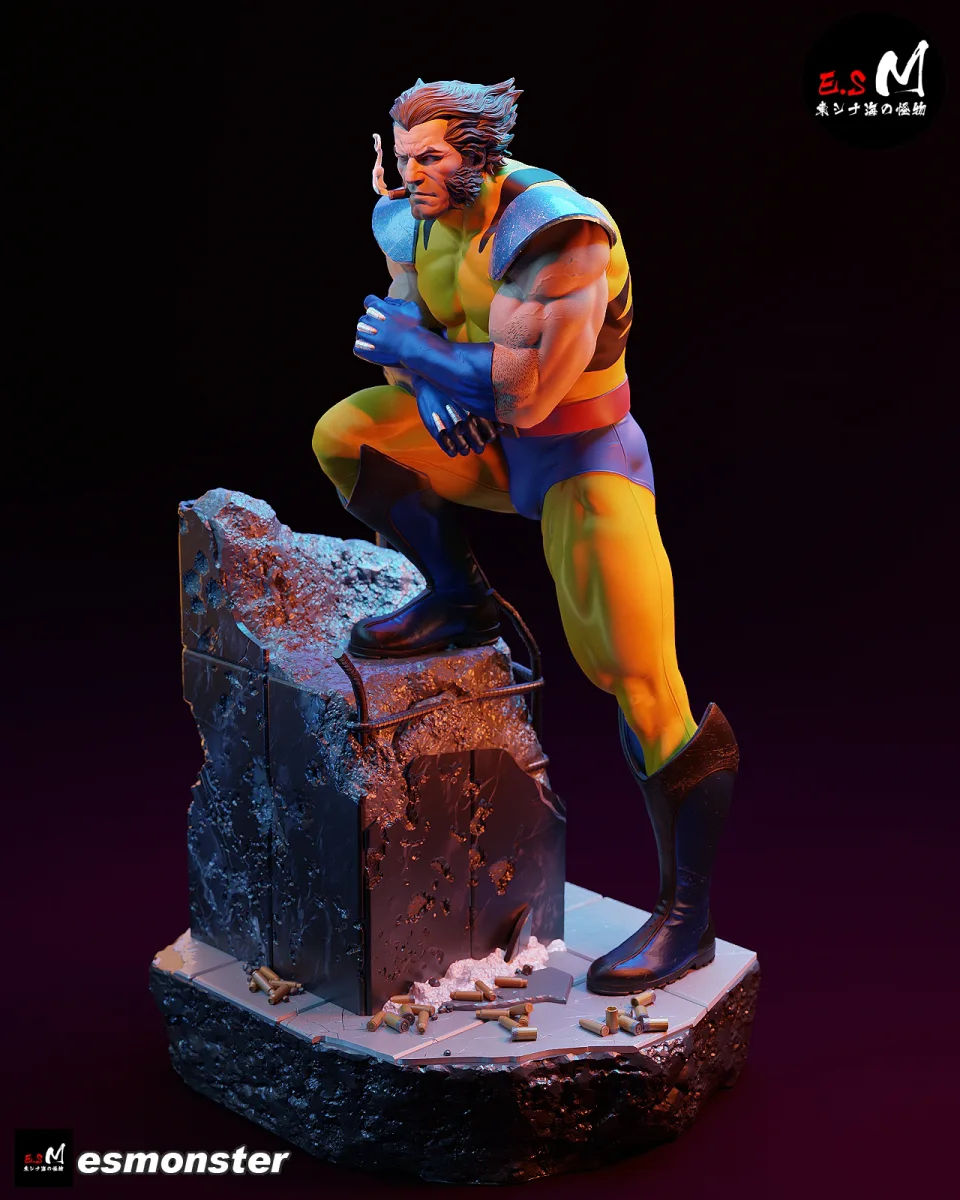 Wolverine | Fan Art | 3D Printed Resin Model Garage Kit | *Un-Painted* | ES Monster