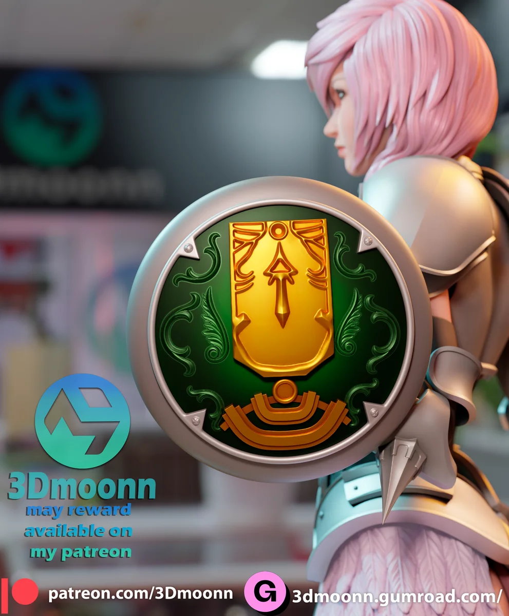 Lightning | Fan Art | 3D Printed Resin Model Garage Kit | *Un-Painted* | 3DMoonn 5