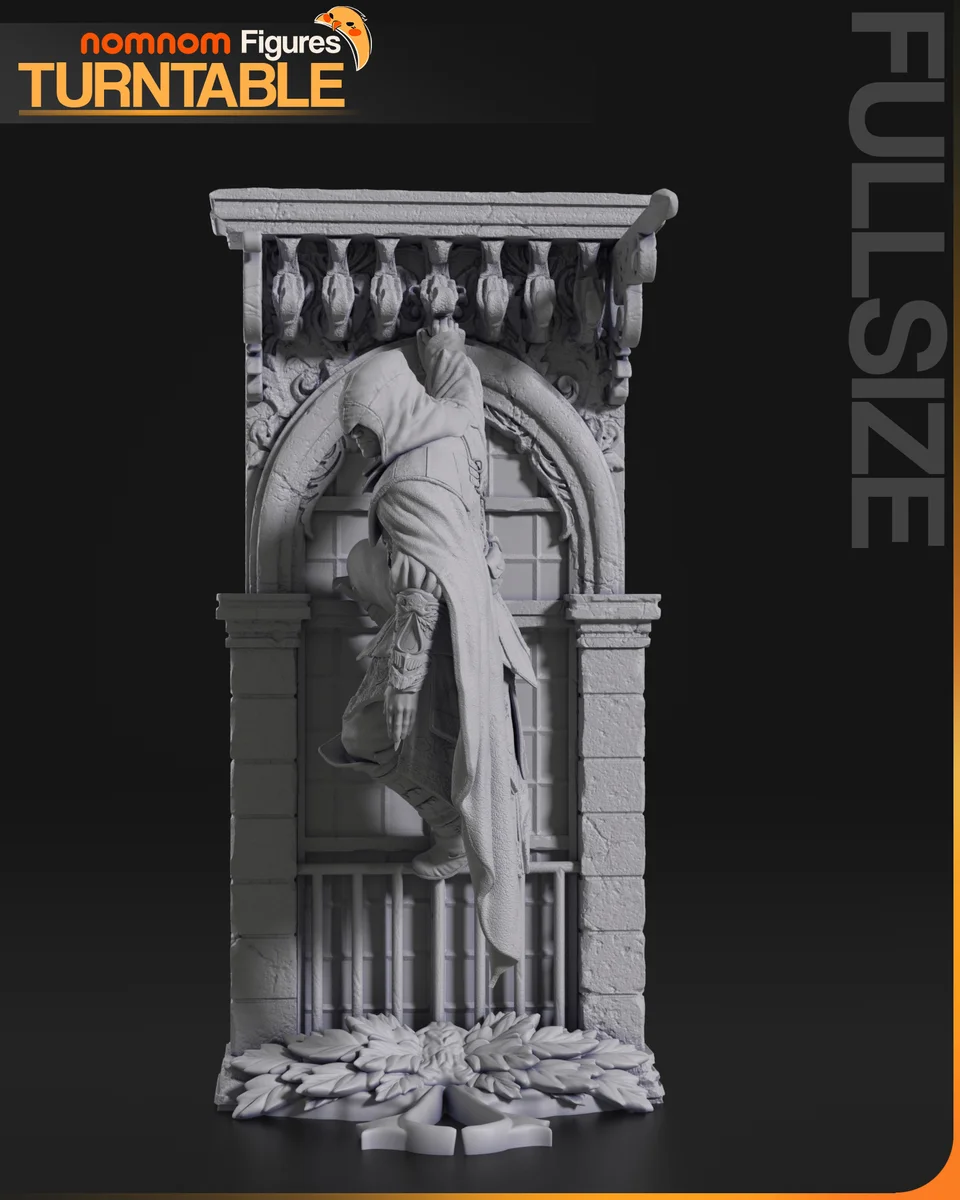 Ezio | Fan Art | 3D Printed Resin Model Garage Kit | *Un-Painted* | Nomnom 6