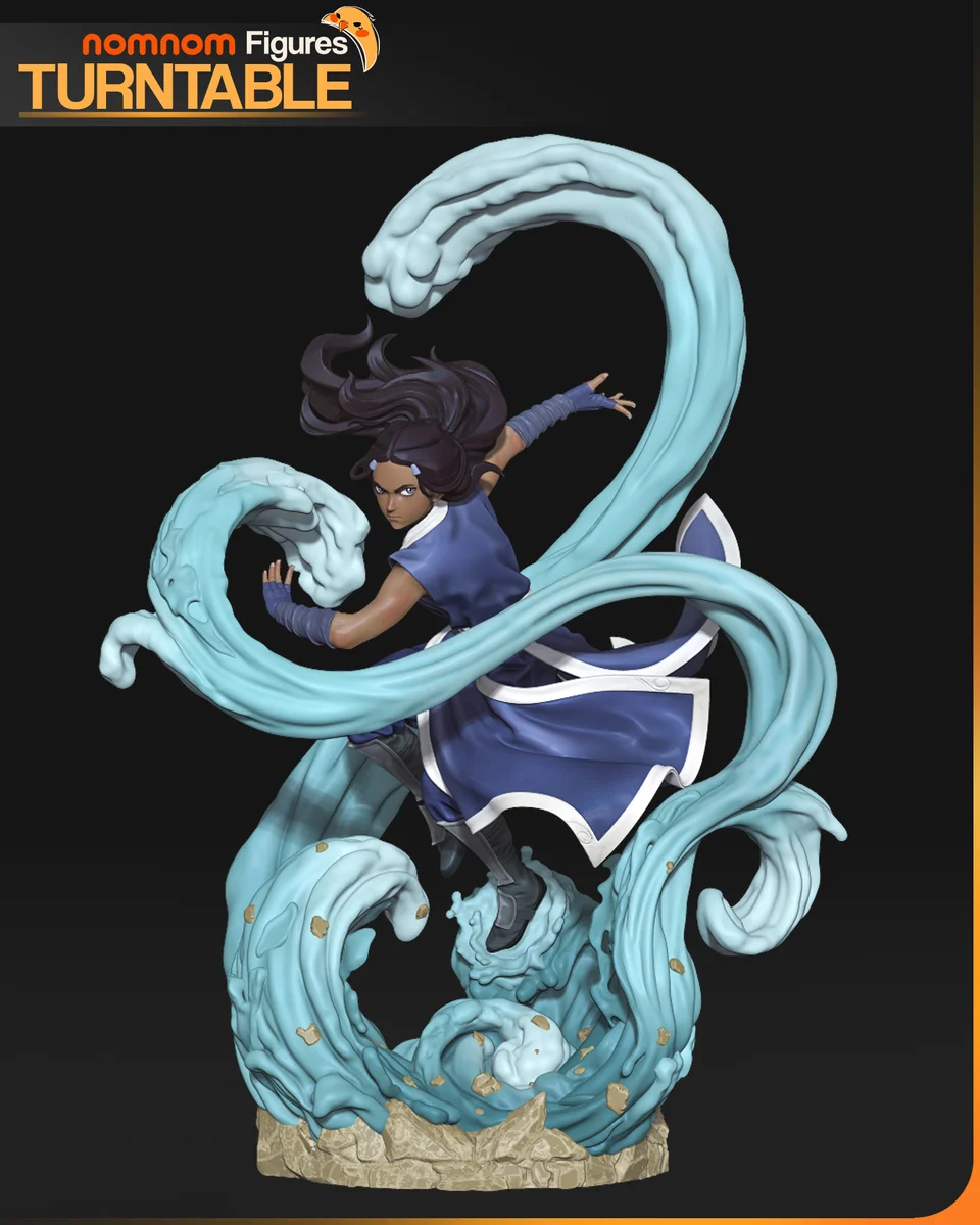 Katara | Fan Art | 3D Printed Resin Model Garage Kit | *Un-Painted* | Nomnom 4