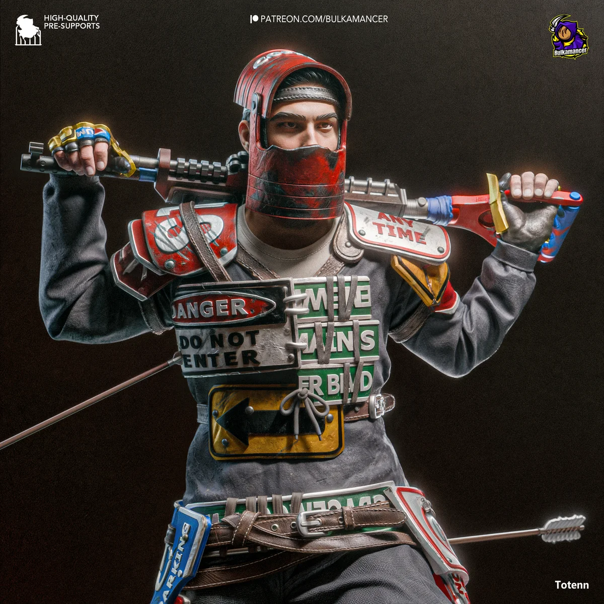 Survivor | Fan Art | 3D Printed Resin Model Garage Kit | *Un-Painted* | Bulkamancer