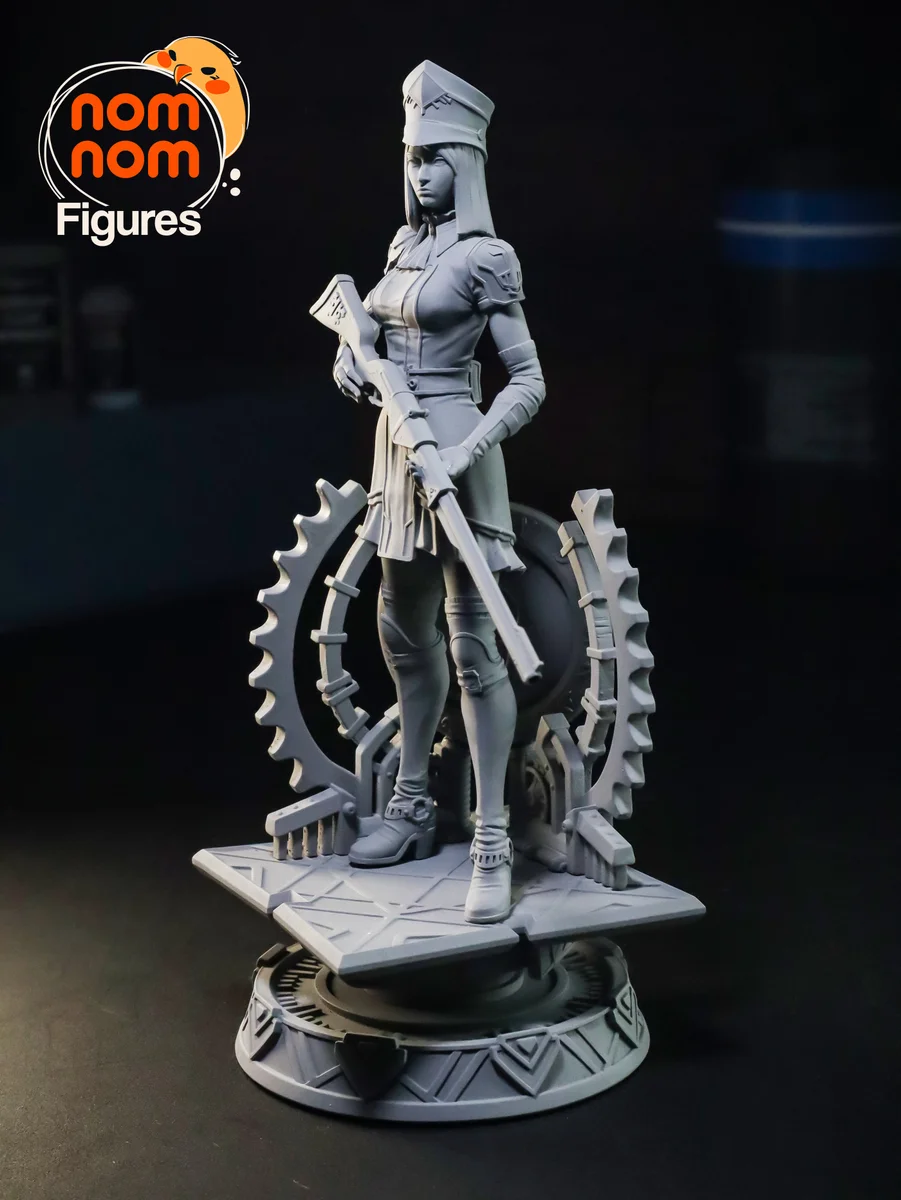 Caitlyn | Fan Art | 3D Printed Resin Model Garage Kit | *Un-Painted* | Nomnom 9