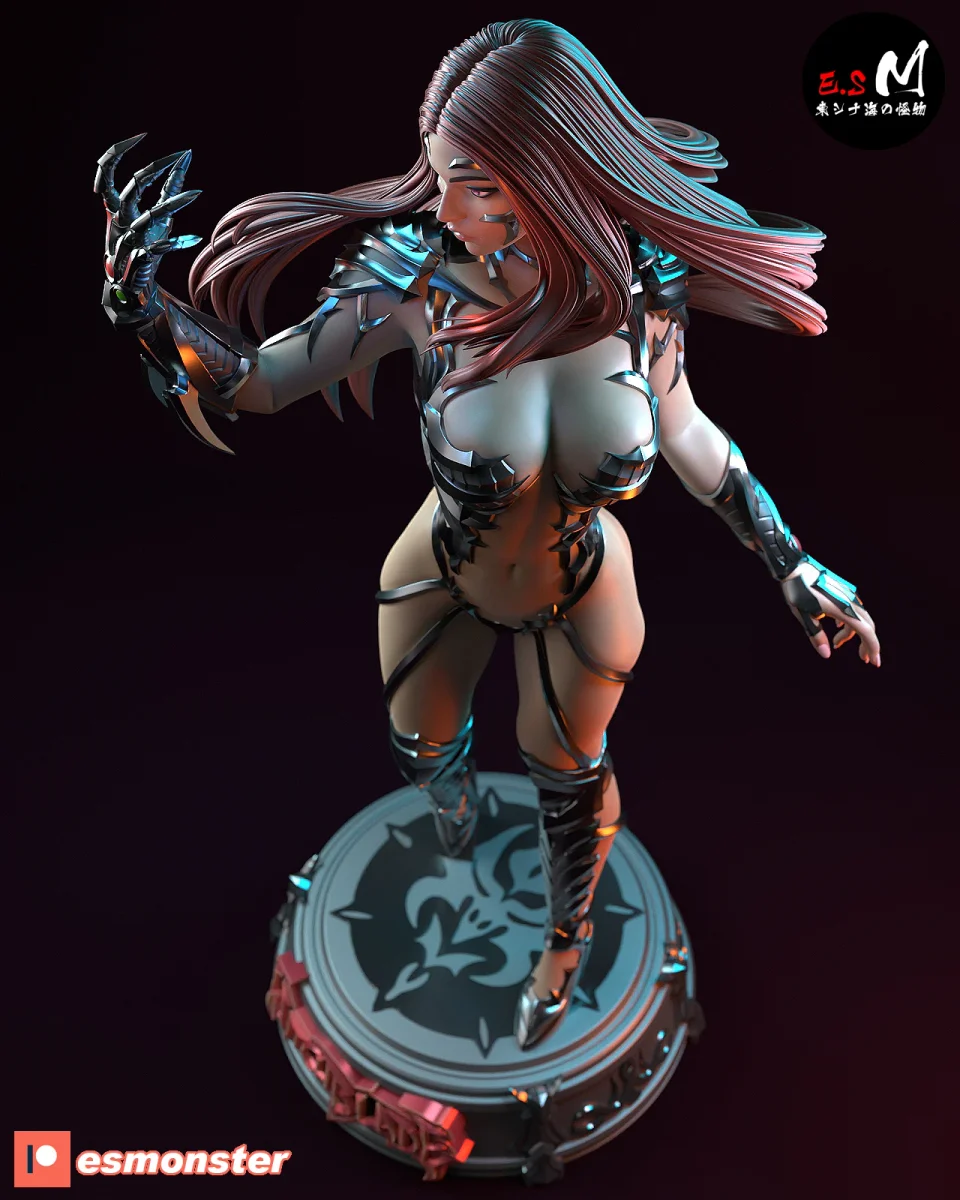 Sara Pezzini | Fan Art | 3D Printed Resin Model Garage Kit | *Un-Painted* | ES Monster 3