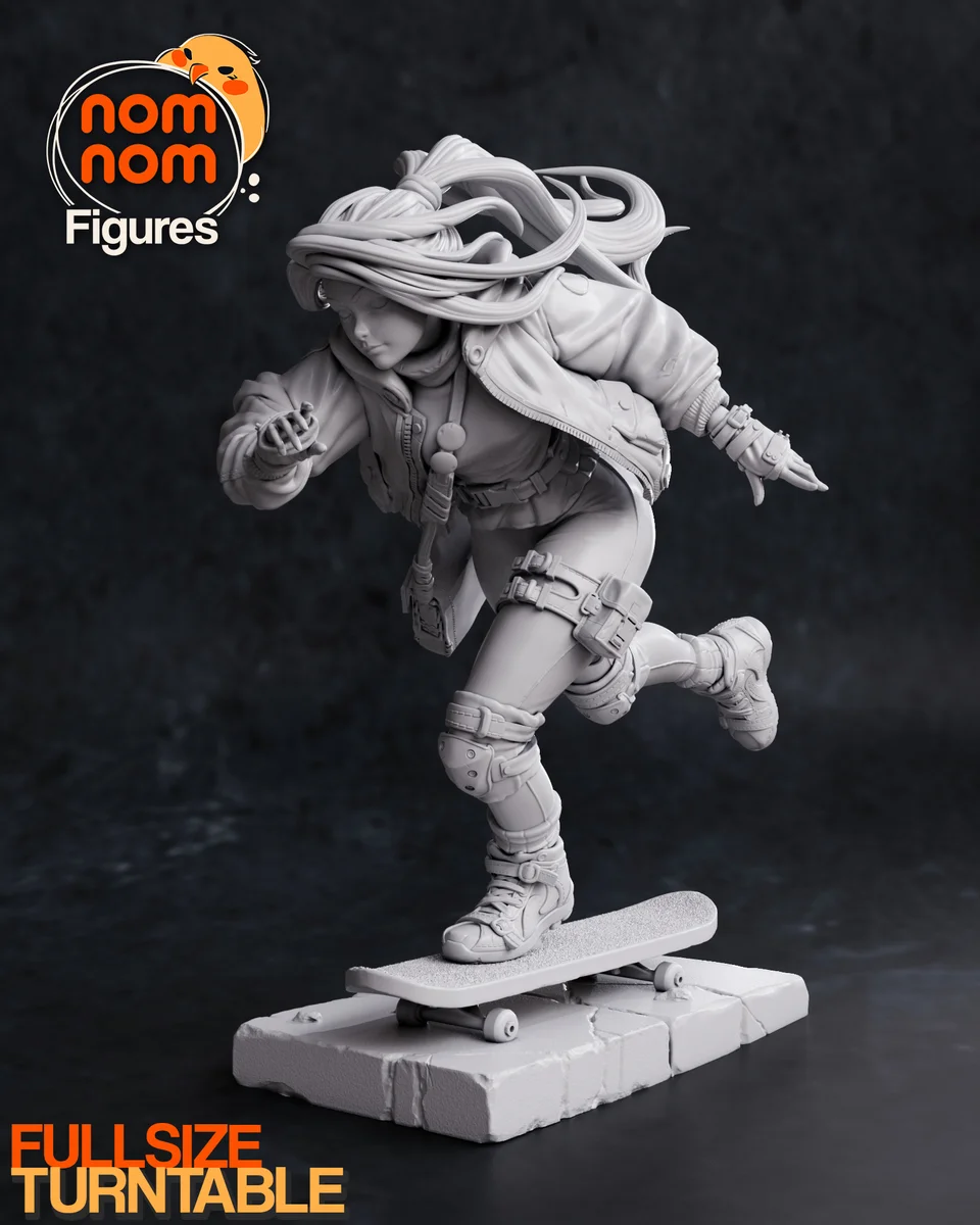 Slink - OC | Fan Art | 3D Printed Resin Model Garage Kit | *Un-Painted* | Nomnom 16