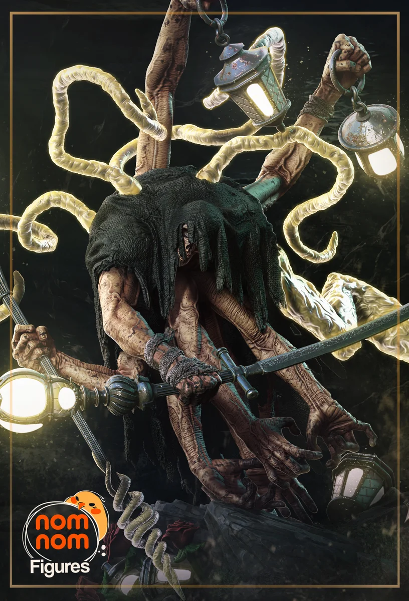 Lamp Master | Fan Art | 3D Printed Resin Model Garage Kit | *Un-Painted* | Nomnom