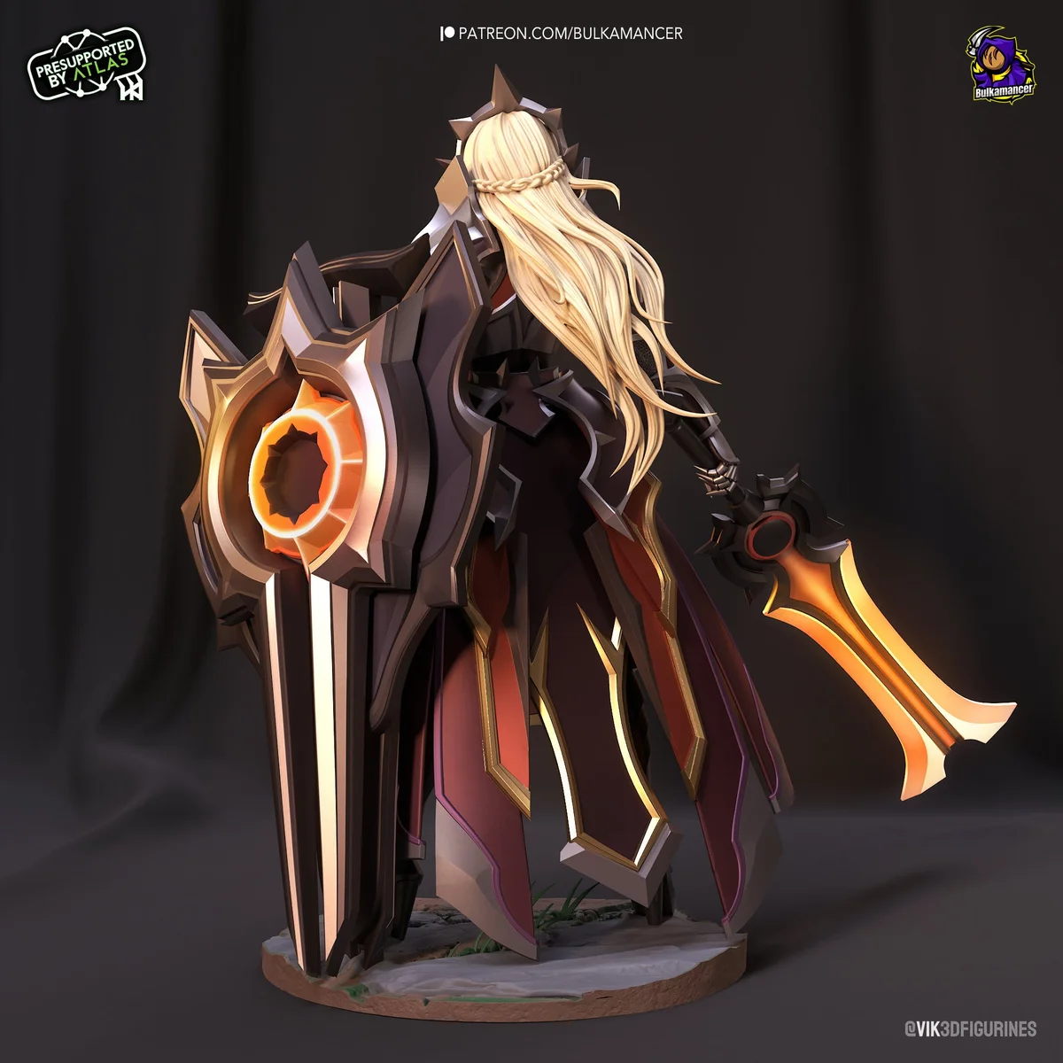 Leona | Fan Art | 3D Printed Resin Model Garage Kit | *Un-Painted* | Bulkamancer 4