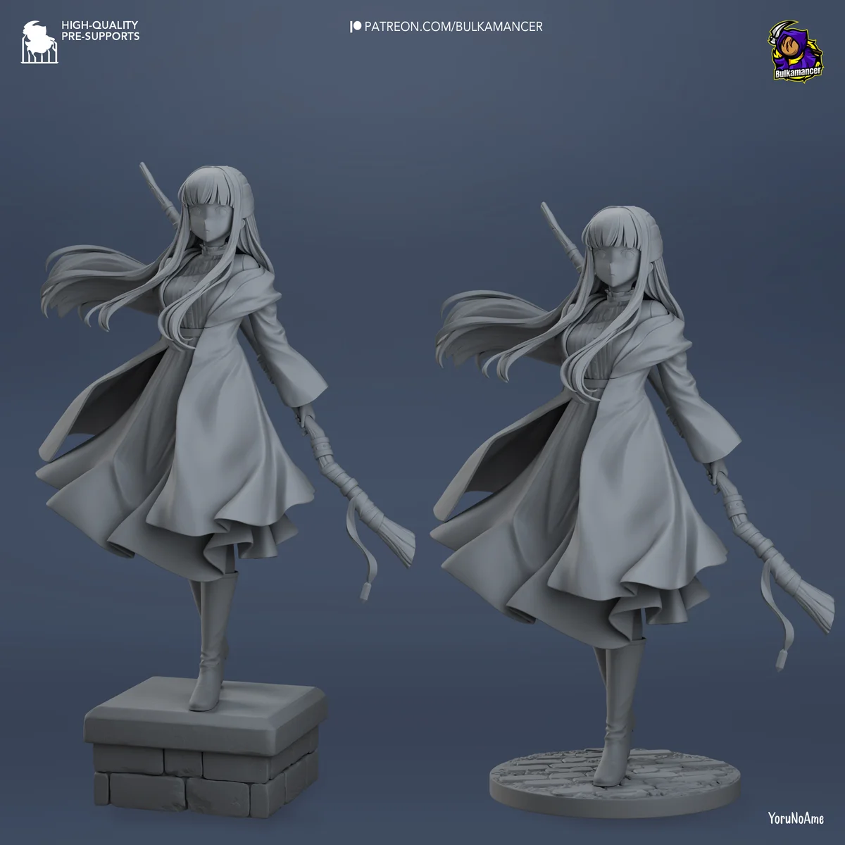 Fern | Fan Art | 3D Printed Resin Model Garage Kit | *Un-Painted* | Bulkamancer 7
