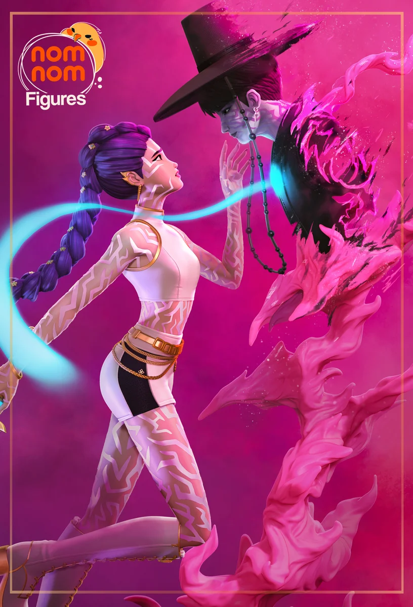 Rumi | Fan Art | 3D Printed Resin Model Garage Kit | *Un-Painted* | Nomnom
