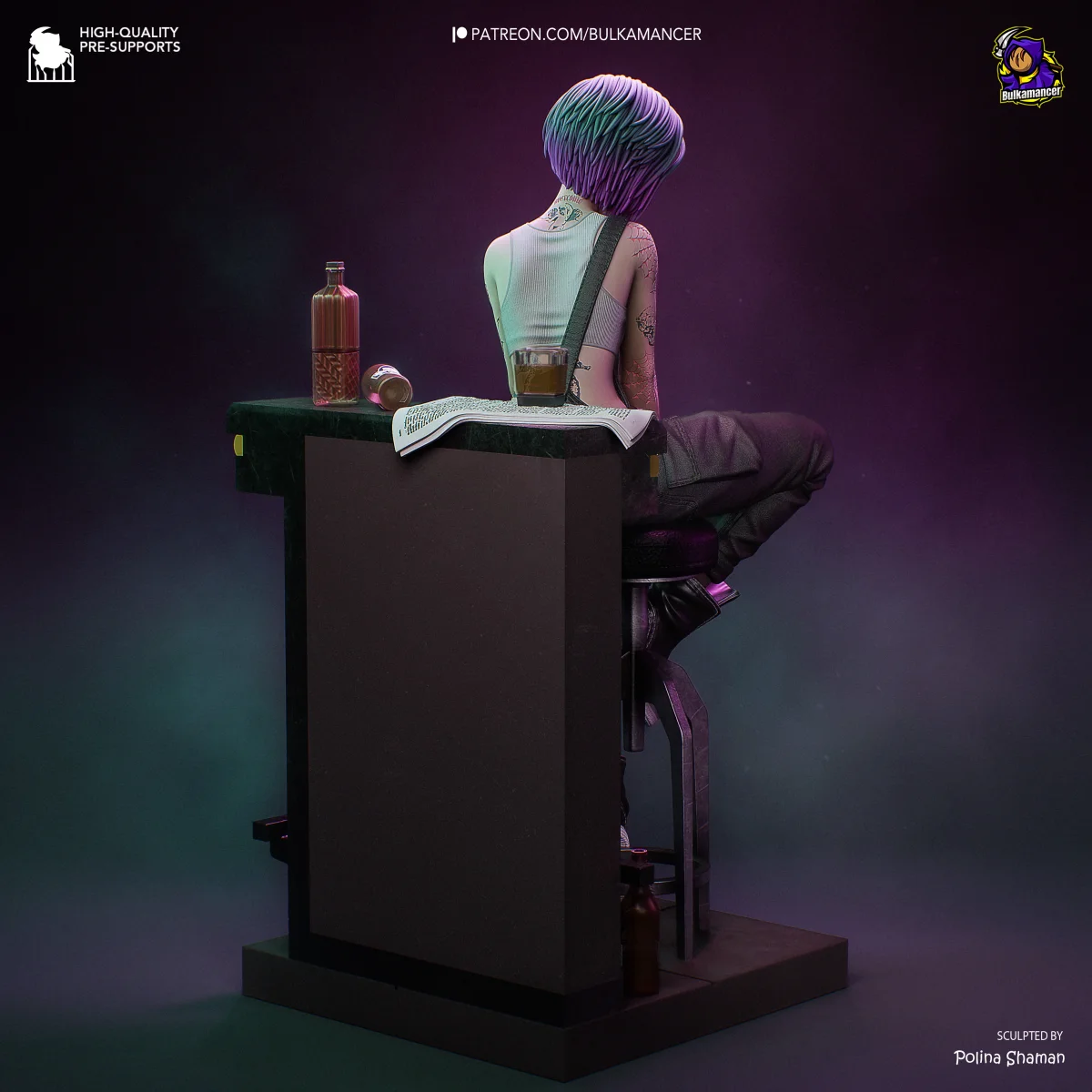 Judy | Fan Art | 3D Printed Resin Model Garage Kit | *Un-Painted* | Bulkamancer 4