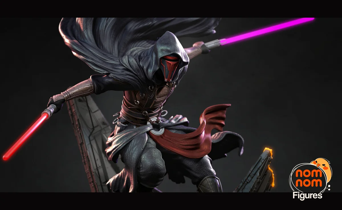 Darth Revan | Fan Art | 3D Printed Resin Model Garage Kit | *Un-Painted* | Nomnom