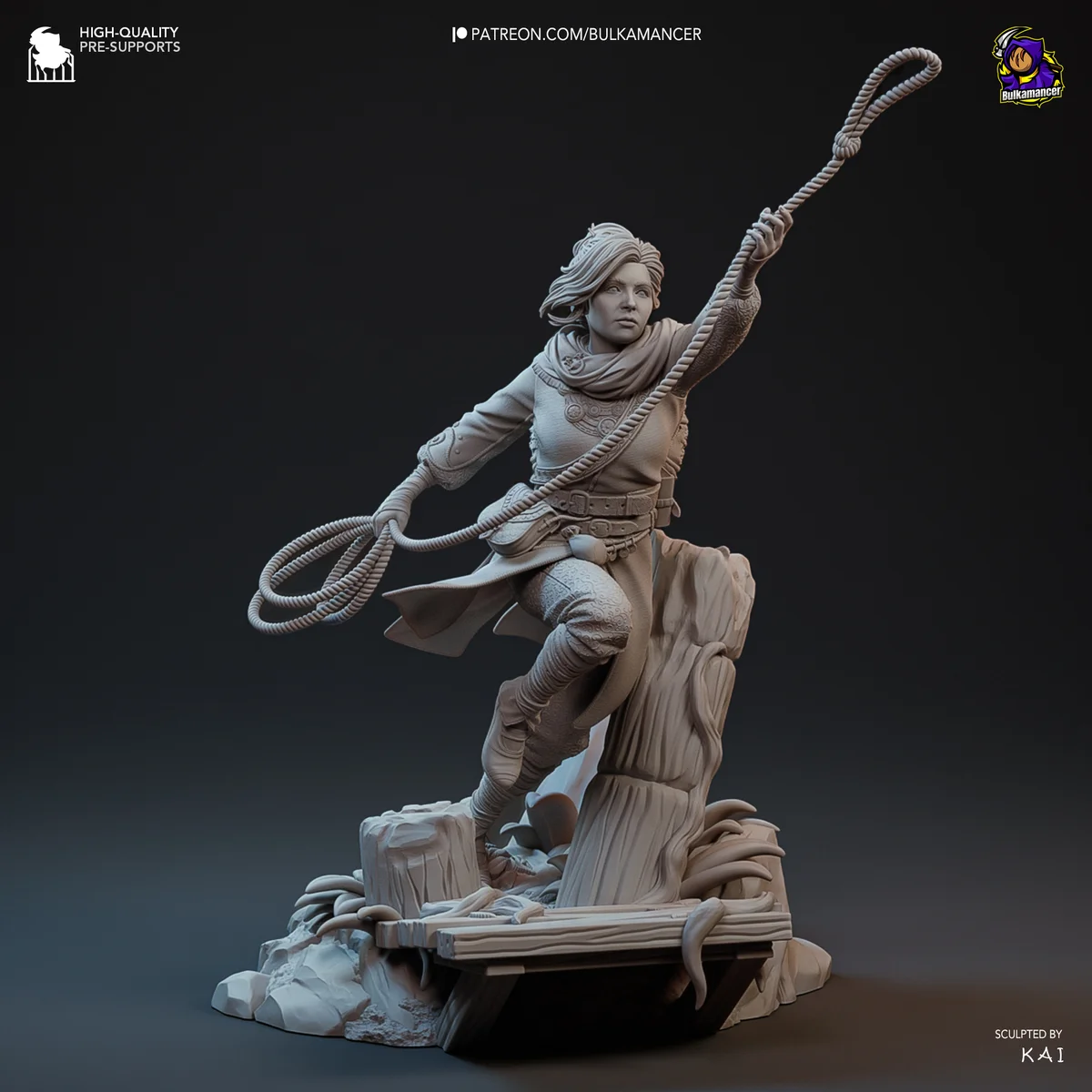 Zoe | Fan Art | 3D Printed Resin Model Garage Kit | *Un-Painted* | Bulkamancer 8