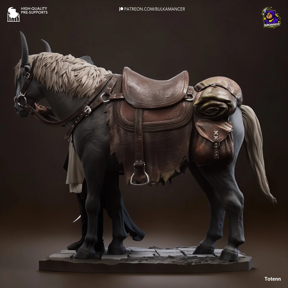 Mysterious Traveller | Fan Art | 3D Printed Resin Model Garage Kit | *Un-Painted* | Bulkamancer 4