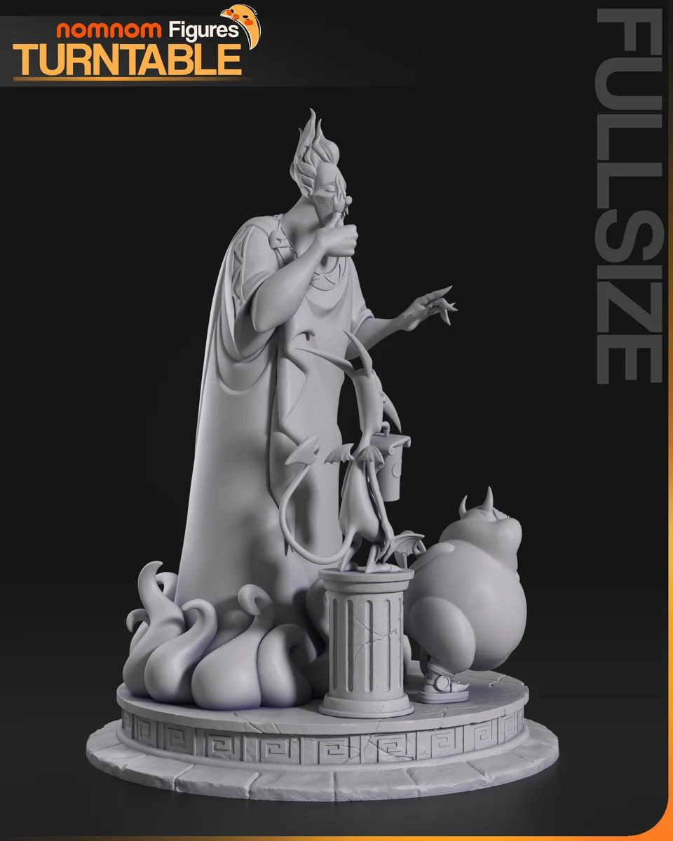 Hades | Fan Art | 3D Printed Resin Model Garage Kit | *Un-Painted* | Nomnom 6