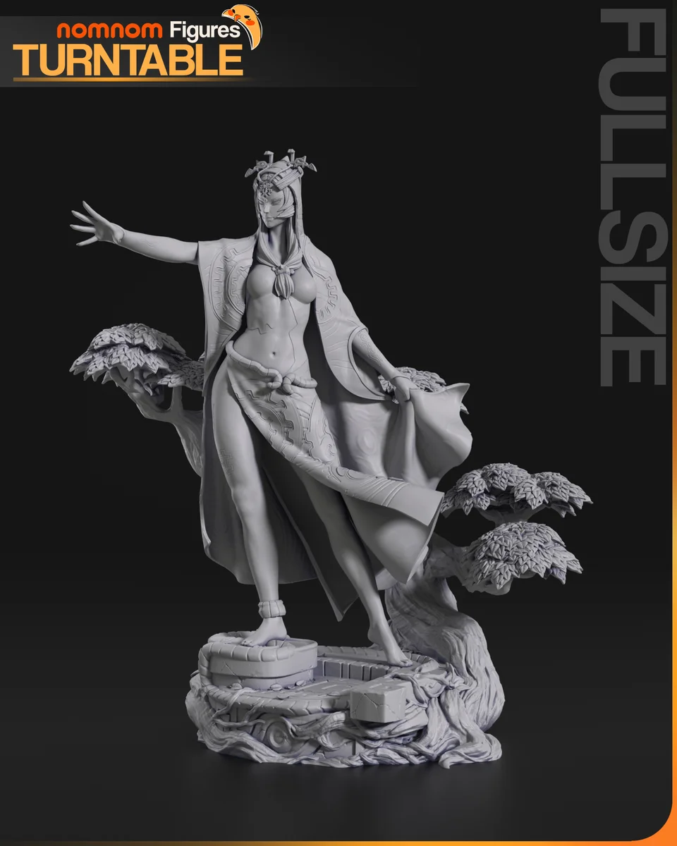 Midna | Fan Art | 3D Printed Resin Model Garage Kit | *Un-Painted* | Nomnom 10