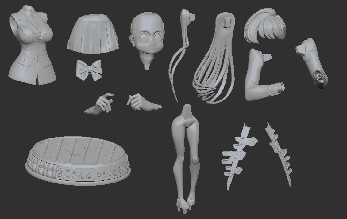 Silent Student | Fan Art | 3D Printed Resin Model Garage Kit | *Un-Painted* | Officer Rhu 3