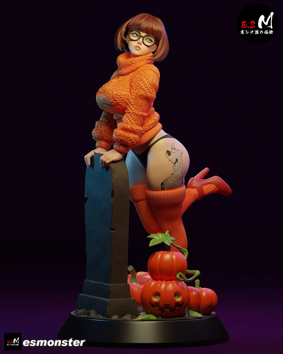 Velma P2 | Fan Art | 3D Printed Resin Model Garage Kit | *Un-Painted* | ES Monster 6