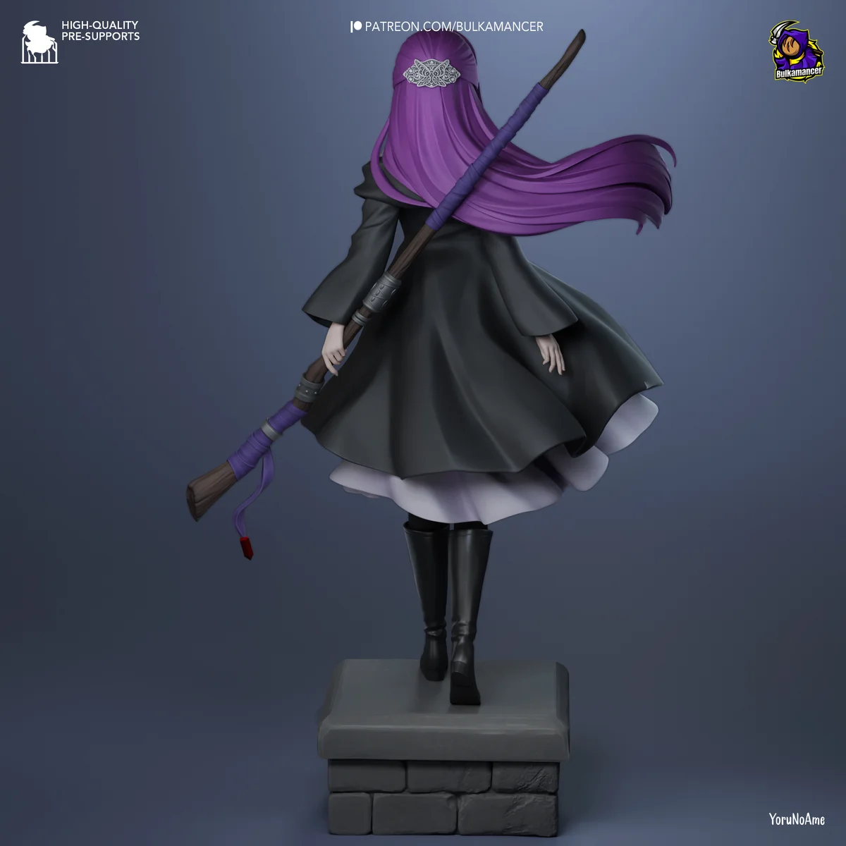 Fern | Fan Art | 3D Printed Resin Model Garage Kit | *Un-Painted* | Bulkamancer 4