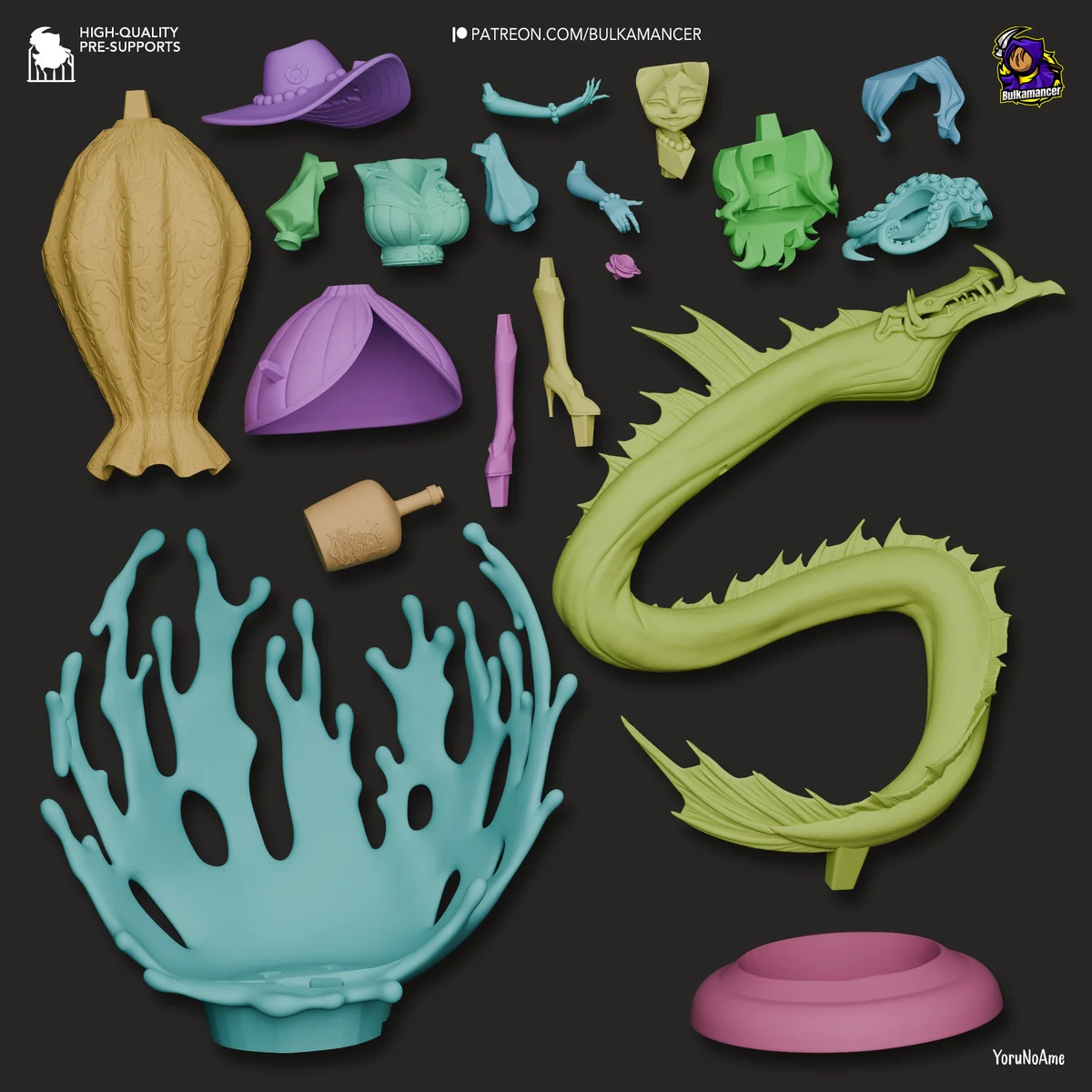 Rum Baba | Fan Art | 3D Printed Resin Model Garage Kit | *Un-Painted* | Bulkamancer 4
